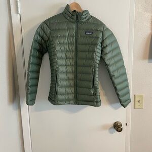 SOLD-  Patagonia Down Sweater Camp Green